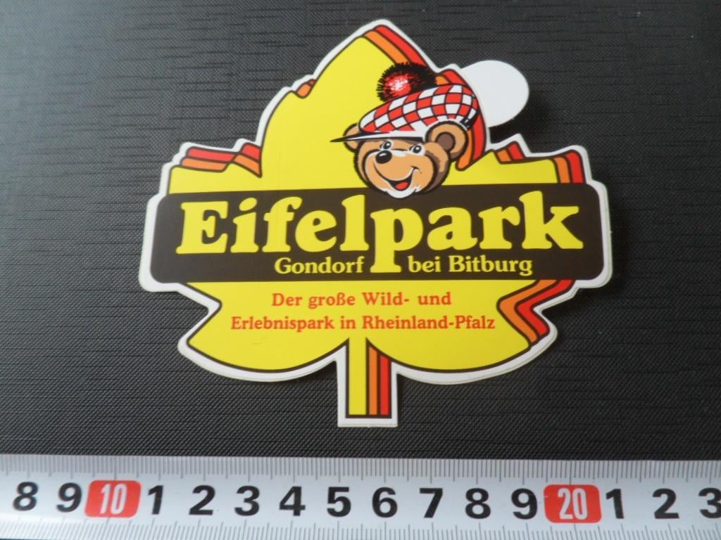 sticker Duitsland EIFELPARK Gondorf bei Bitburg  *, Ophalen, Zo goed als nieuw