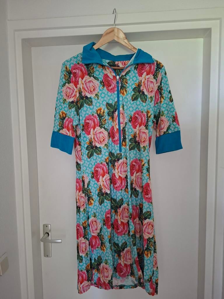 Tante Betsy XL, Kleding | Dames, Jurken, Tante Betsy, Blauw, Maat 46/48 (XL) of groter, Ophalen of Verzenden