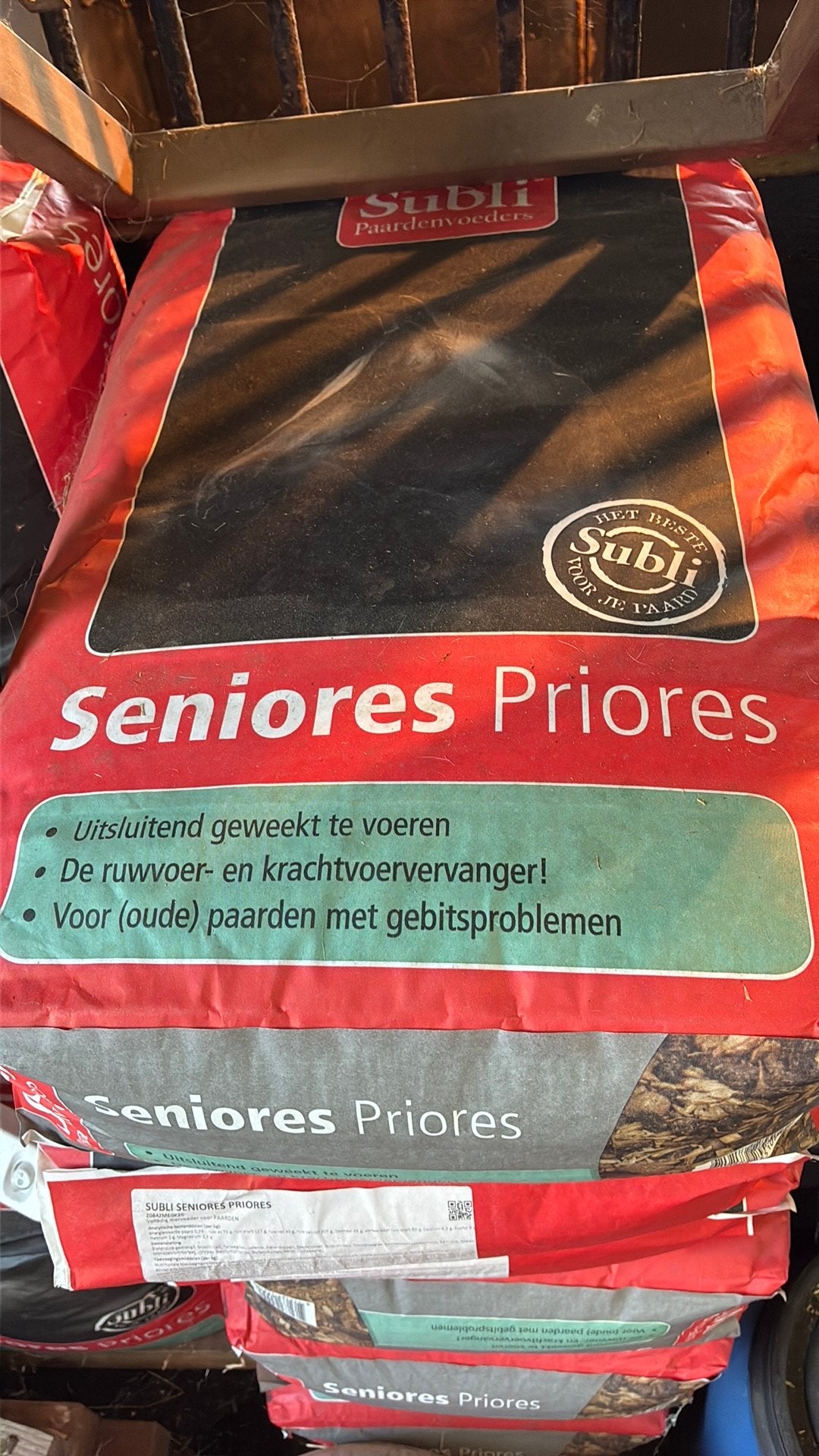 Seniores Priores 5 zakken, Ophalen, Vee