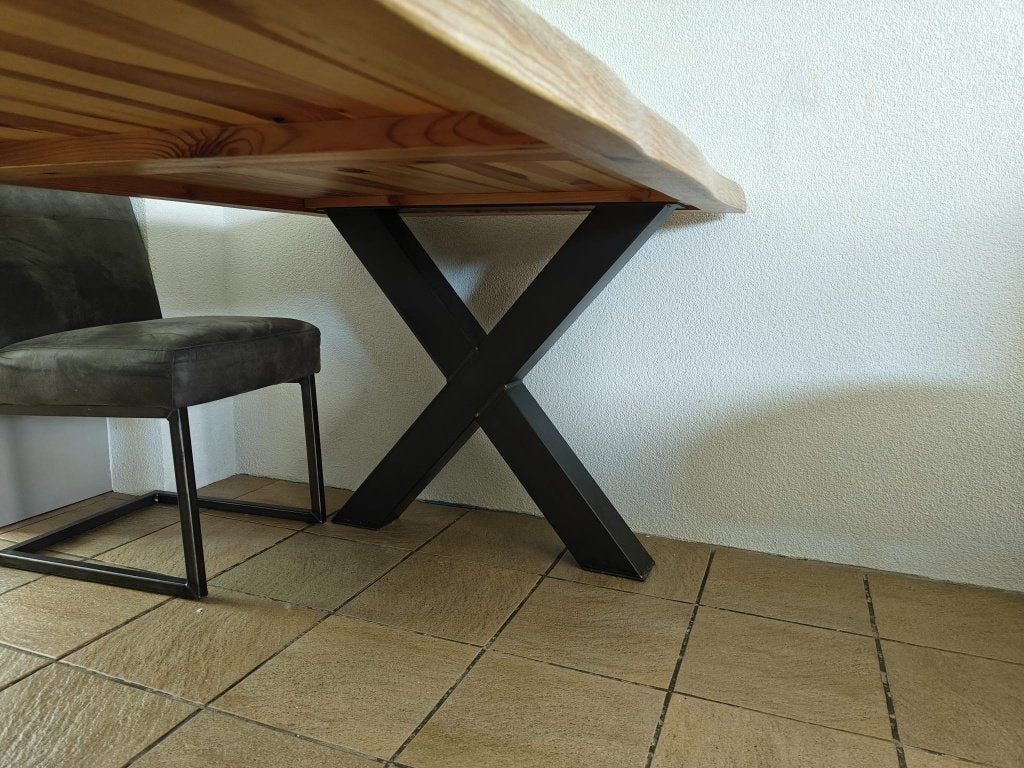 Mooie eettafel rough Haco, Ophalen, Gebruikt, 100 tot 150 cm, 150 tot 200 cm