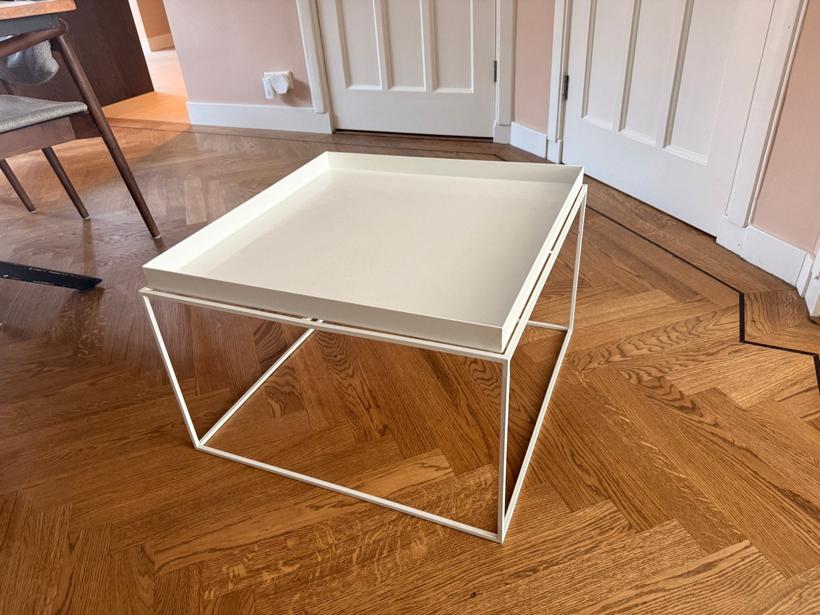 HAY Tray Salontafel Coffee 60x60 cm, Huis en Inrichting, Tafels | Salontafels, Ophalen, Vierkant, 50 tot 100 cm, Zo goed als nieuw