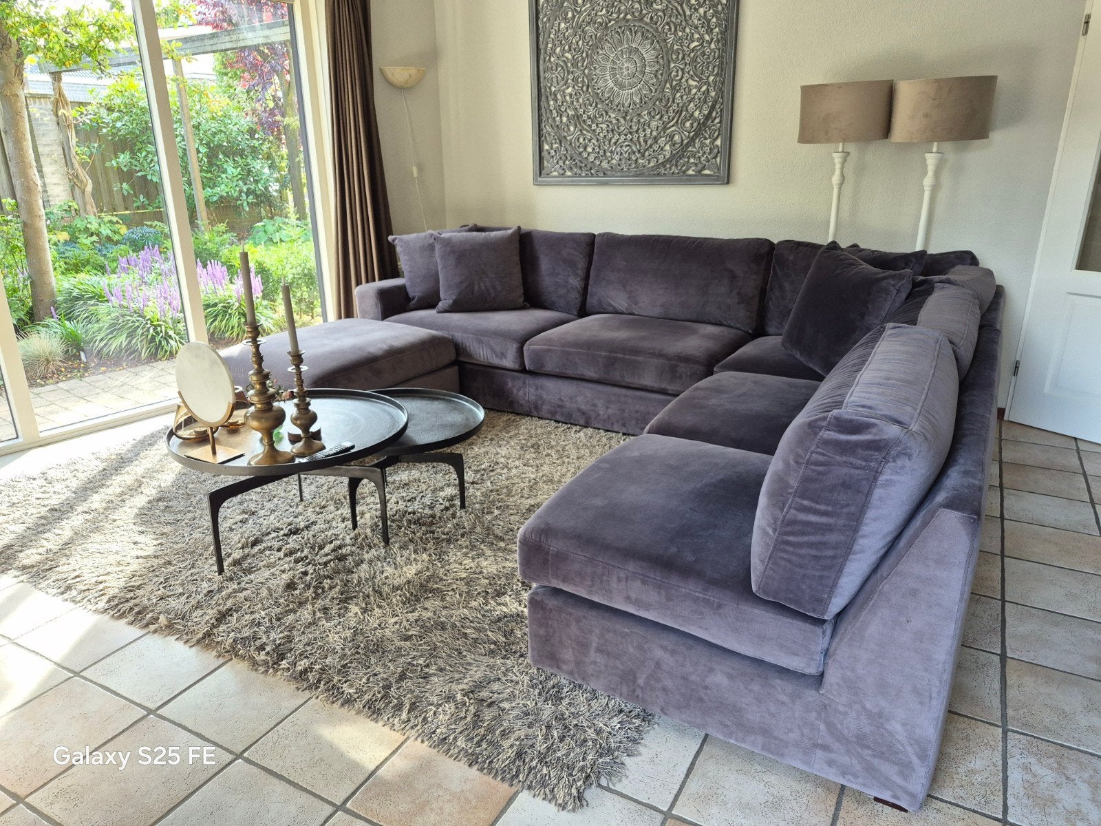 Grote Hoekbank - Comfortabel en Stijlvol, Ophalen, Modern, Comfortabel, 100 tot 125 cm, Hoekbank
