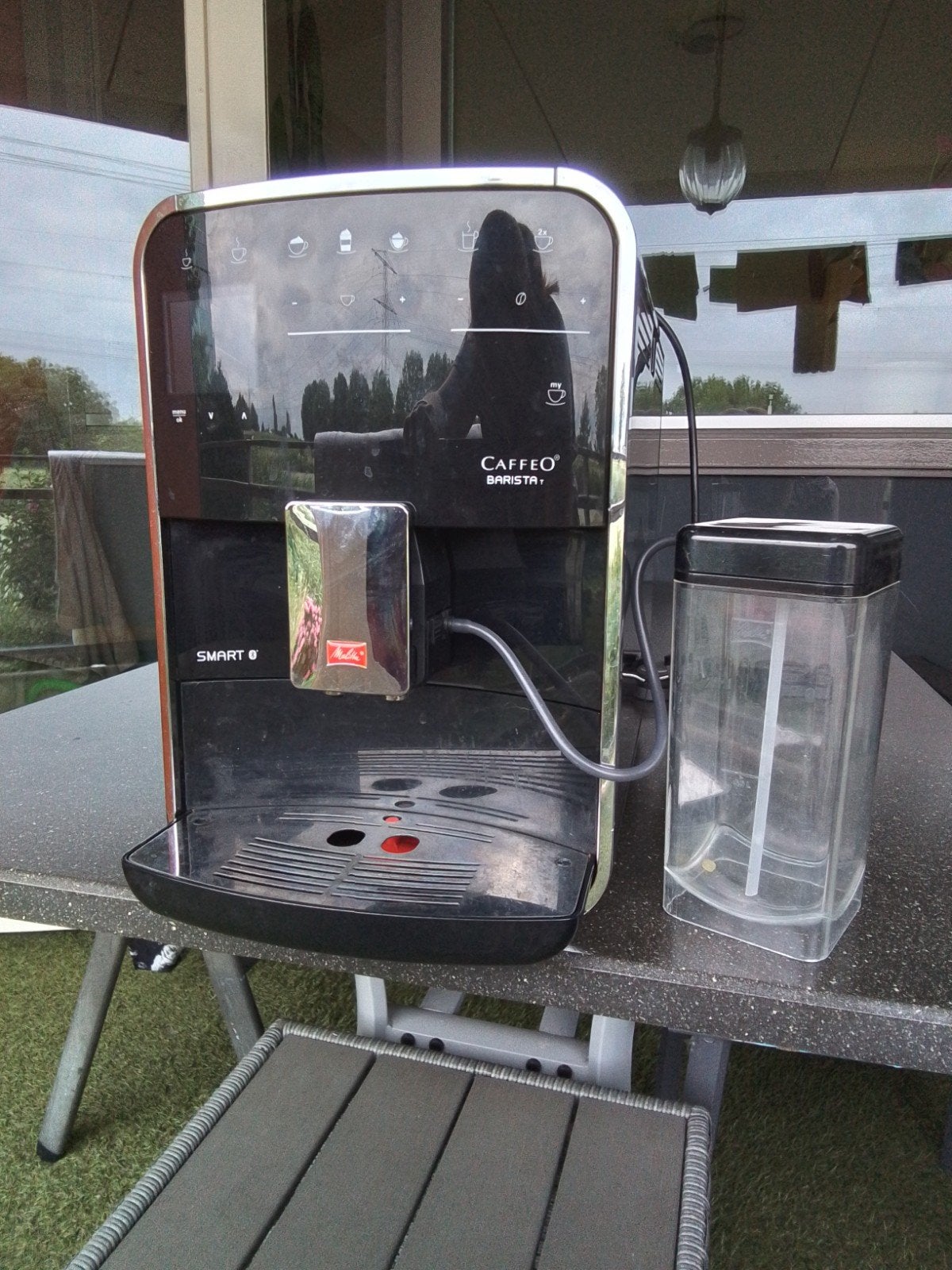 Melitta Caffeo Barista T Smart Volautomatische Koffiemachine, Witgoed en Apparatuur, Ophalen, Afneembaar waterreservoir, Gebruikt