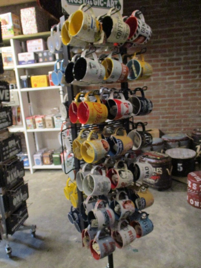 mokken diverse afbeeldingen en merken inhoud 330 ml, Nieuw, Overige stijlen, Aardewerk, Mok
