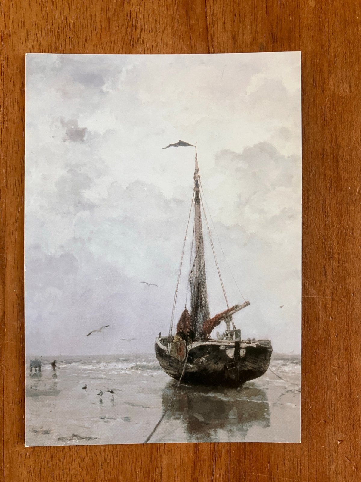 De Bomschuit (detail) Jacob Maris, Ophalen of Verzenden, Gebruikt, Zeilboot, Kaart, Foto of Prent