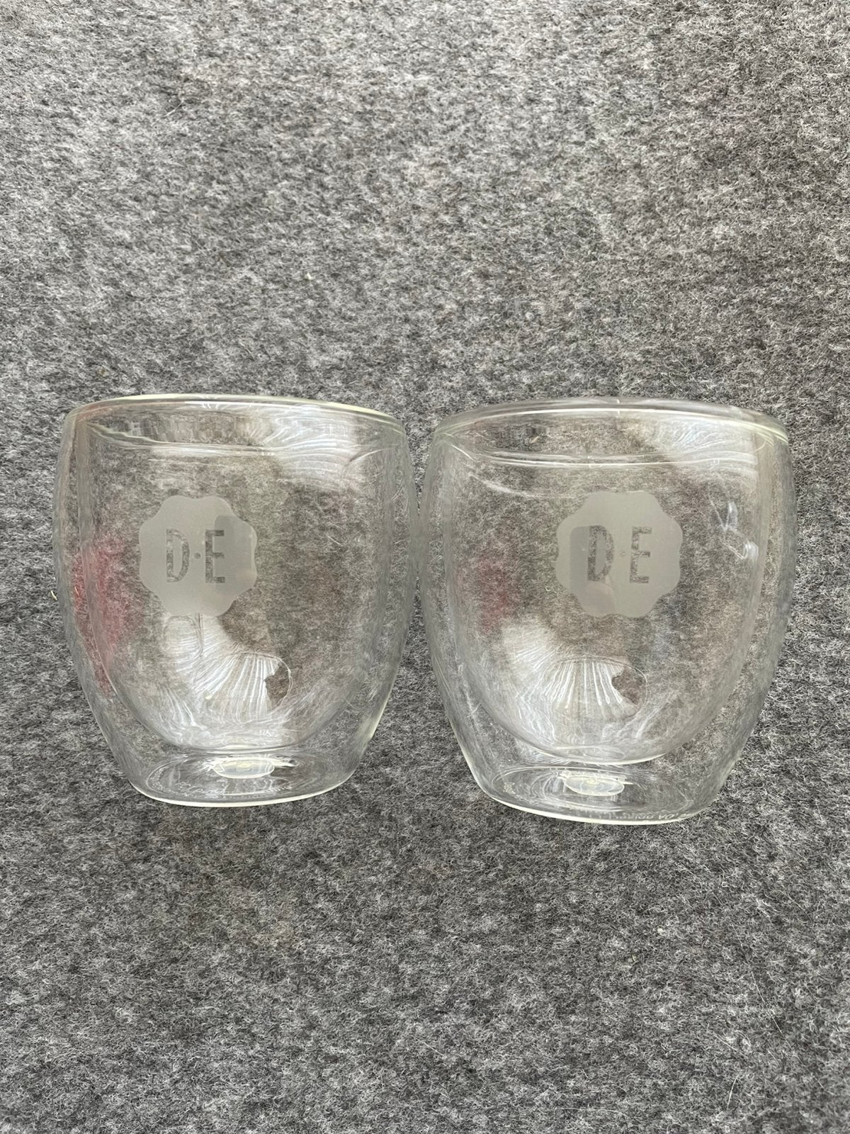 2 stuks Bodum Dubbelwandige D.E Koffieglazen., Huis en Inrichting, Keuken | Servies, Overige merken, Verzenden, Mok, Glas
