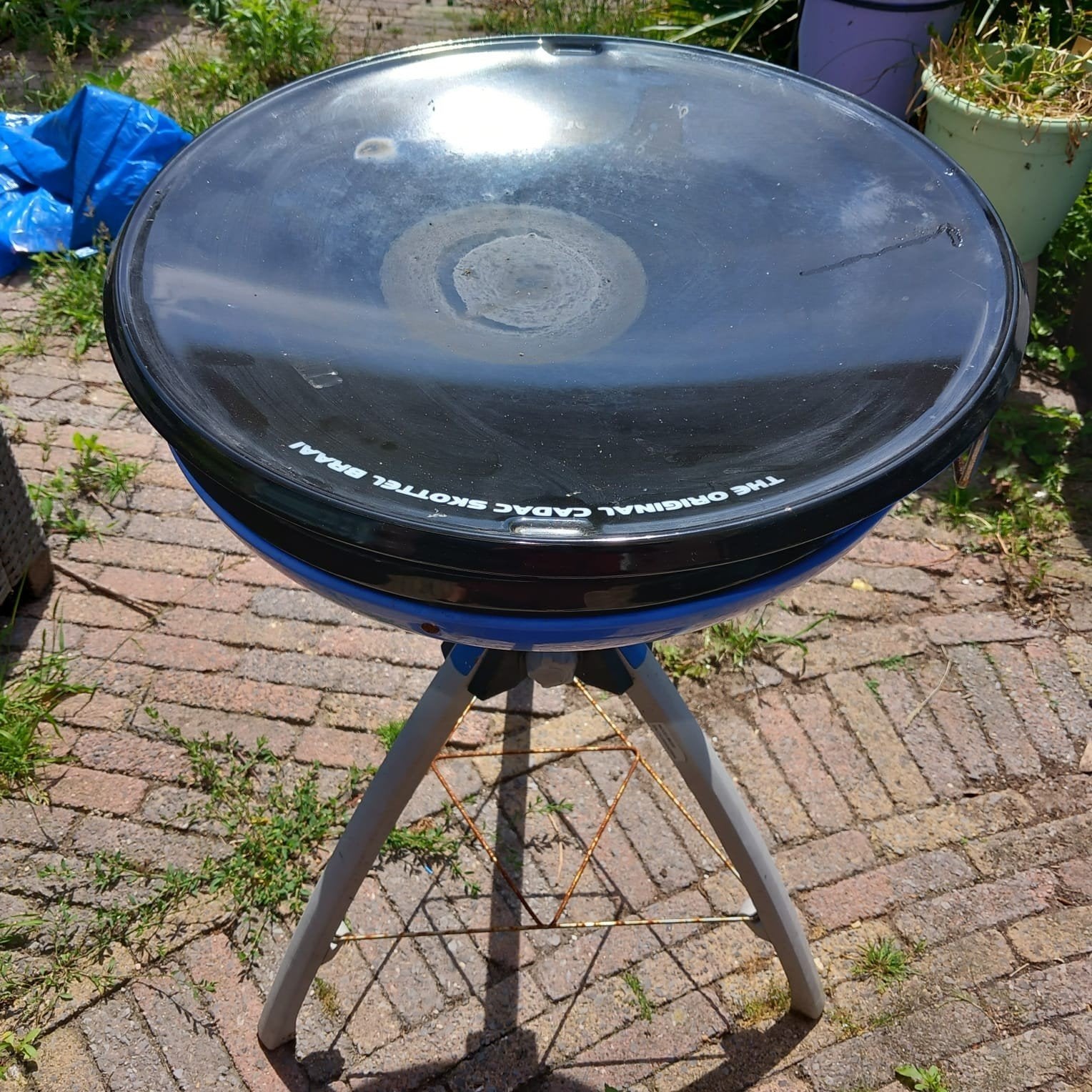 Cadac skottelbraai, Ophalen