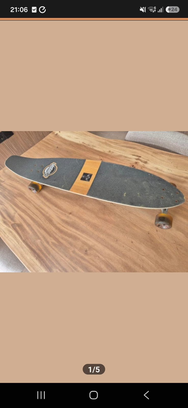 Sector nine longboard., Sport en Fitness, Skateboarden, Ophalen, Gebruikt, Longboard