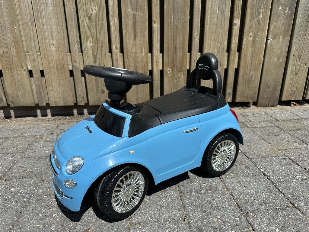 Loopauto Fiat 500 Blauw, Ophalen of Verzenden, Gebruikt, Loopvoertuig