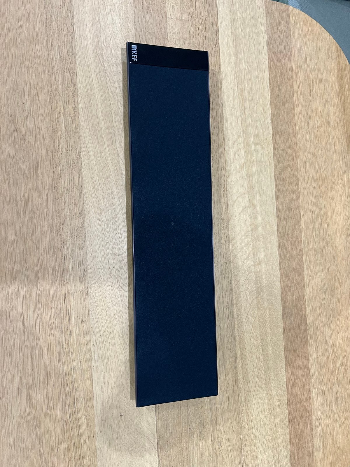 KEF T301C center Luidspreker - Zwart, 150 watt of meer, Vloerstaande luidspreker, Ophalen of Verzenden, Zo goed als nieuw