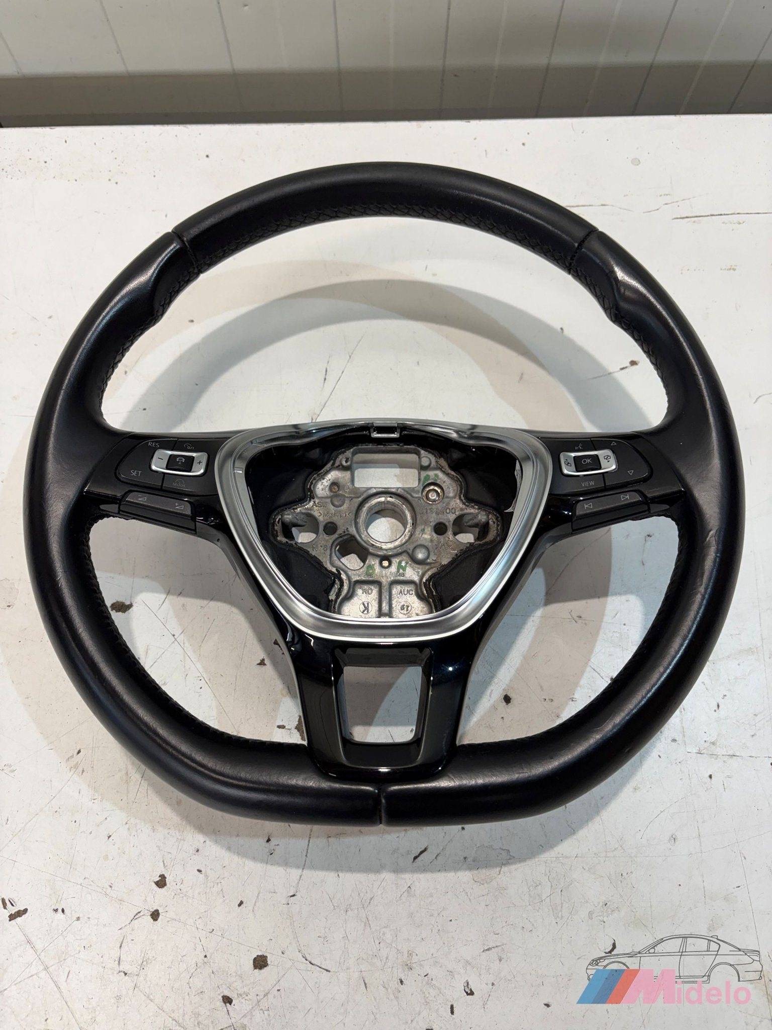 VW POLO 2G STUURWIEL HOOGGLANS ZWART 2Q0419091, Gebruikt, -, Volkswagen, -