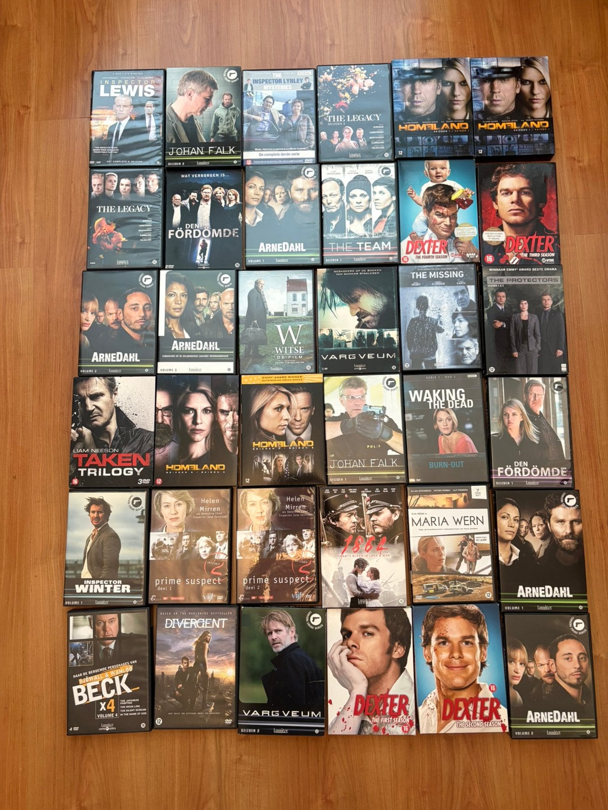 Verzameling spannende DVD’s., Cd's en Dvd's, Alle leeftijden, Ophalen of Verzenden, Zo goed als nieuw, Misdaad
