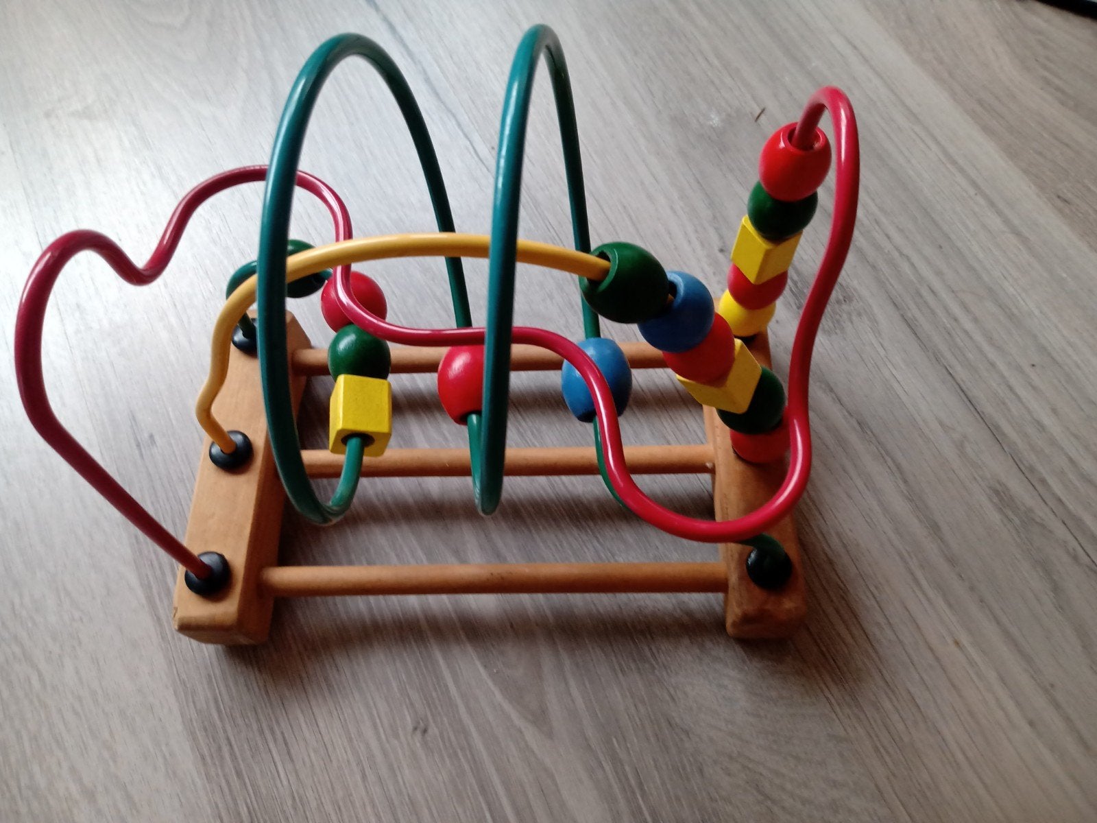 telraam met houten kralen, Ophalen of Verzenden, Gebruikt