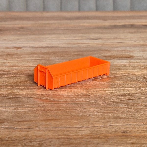 Grondafval container 1-87, gepersonaliseerd op kleur, Ophalen of Verzenden, Nieuw, Bus of Vrachtwagen, Corgi