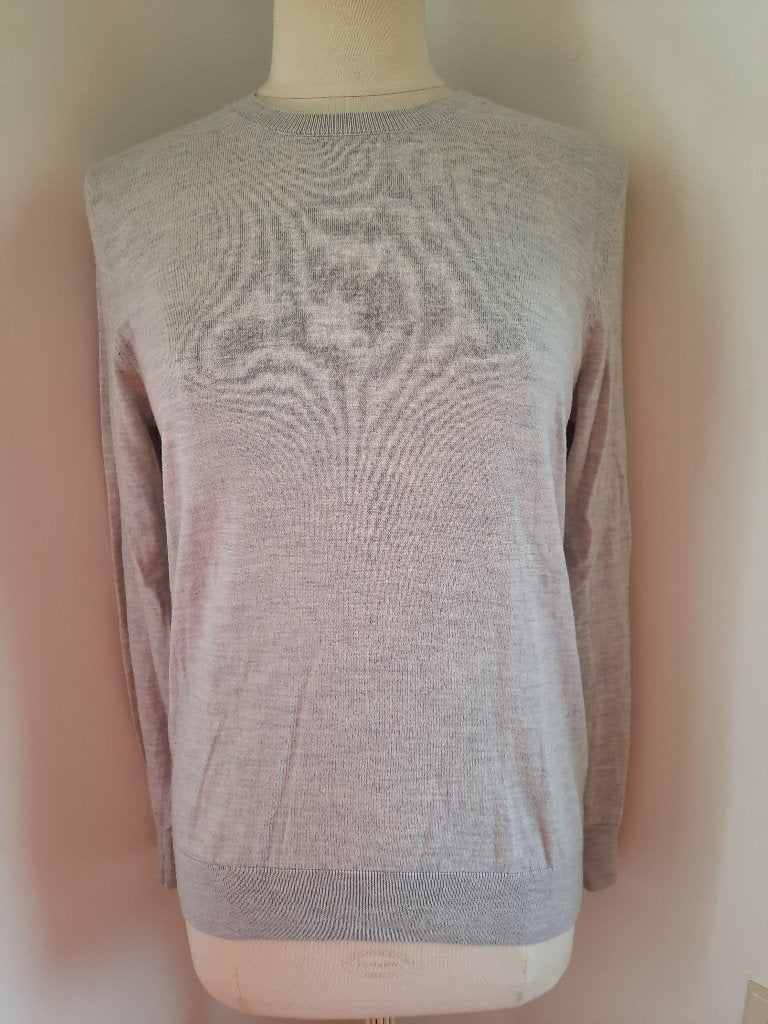 SISSY-BOY trui Merino wol licht grijs maat L - zgan -, Maat 38/40 (M), Sissy-Boy, Ophalen of Verzenden, Zo goed als nieuw