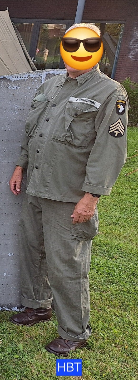 HBT Militair Uniform - WOII Stijl, Ophalen of Verzenden, Landmacht, Amerika, Kleding of Schoenen