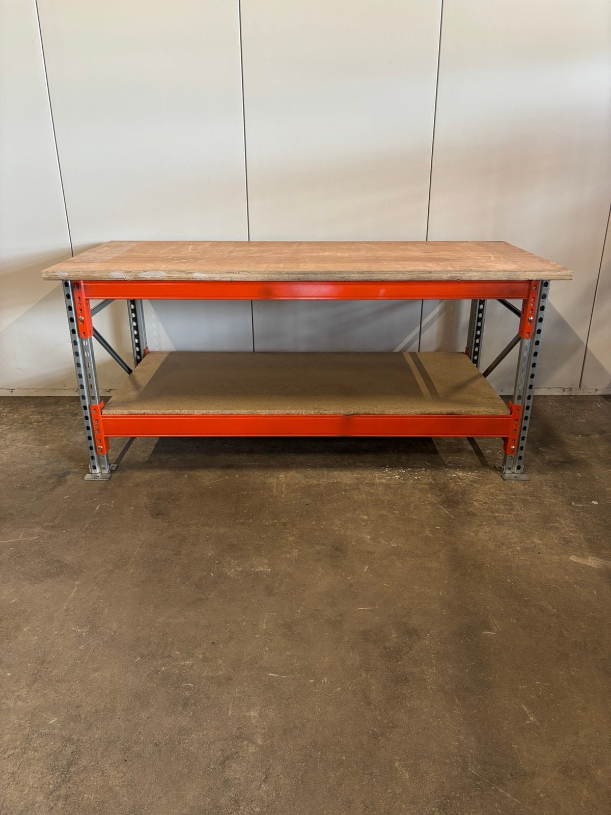 Werkbank multiplexblad / werktafel / magazijntafel, Ophalen, Gebruikt, ., 170 cm of meer