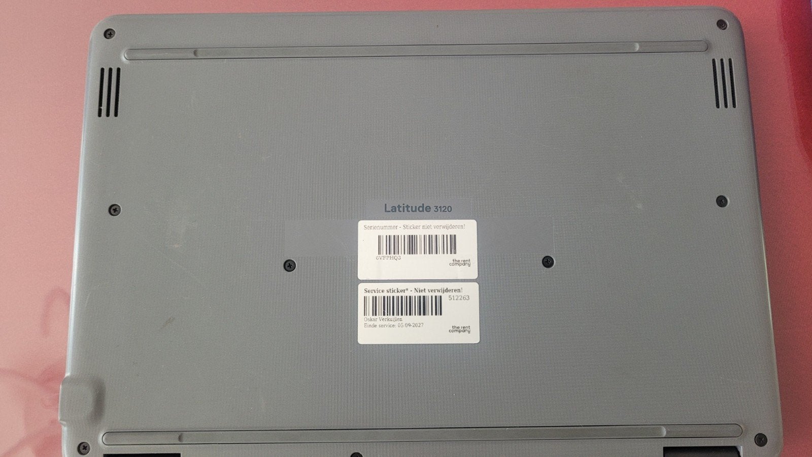 Dell Latitude 3120 school laptop, Computers en Software, Windows Laptops, Gebruikt, 14 inch, SSD, 2 tot 3 Ghz, 8 GB, Qwerty, Ophalen
