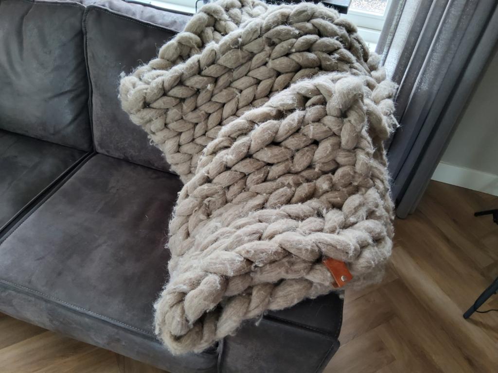 Plaid, woondeken, Ophalen