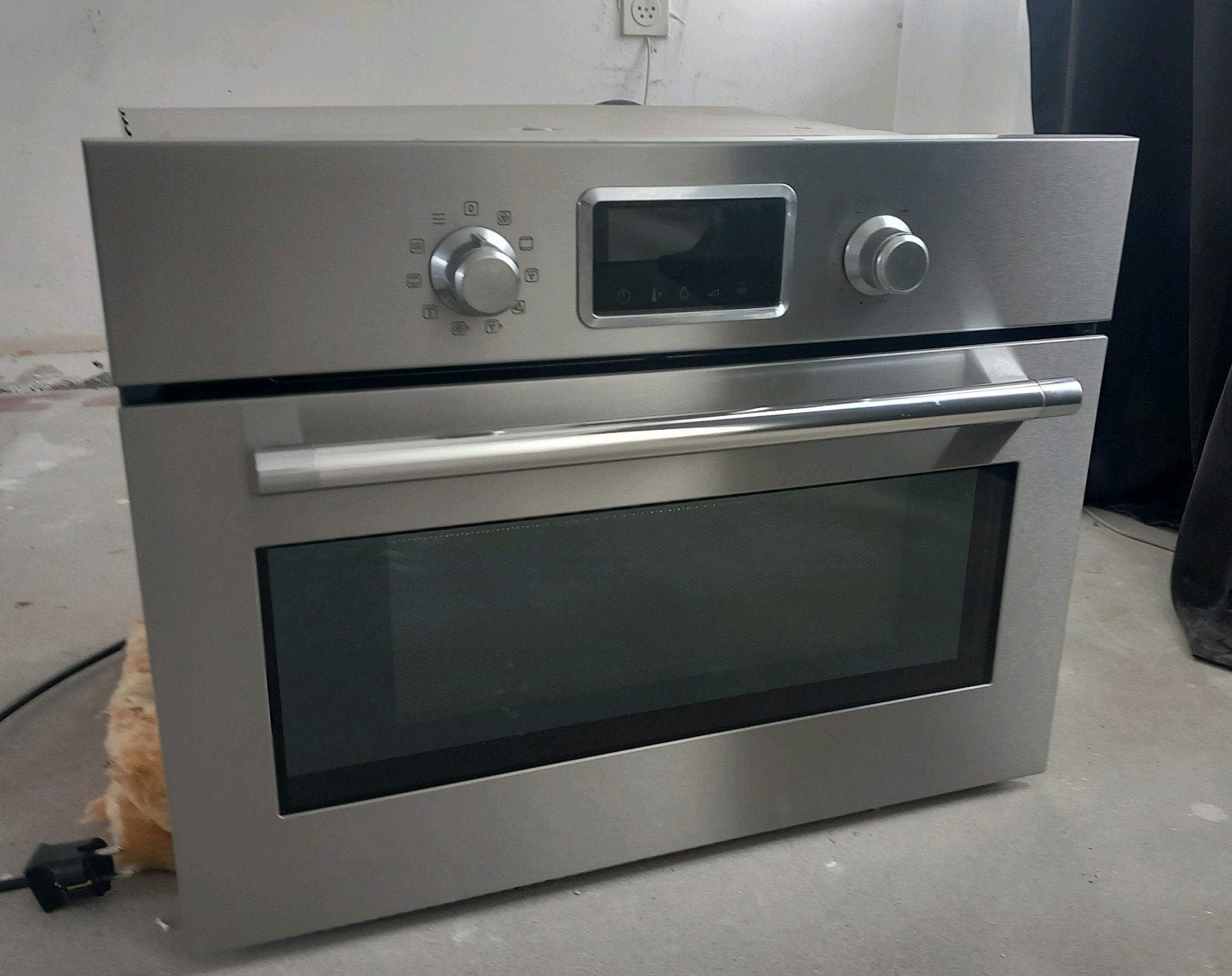 Forneby combimagnetron hetelucht 500 rvs, Witgoed en Apparatuur, Ovens, Ophalen, 45 tot 50 cm, IKEA, Combi-oven