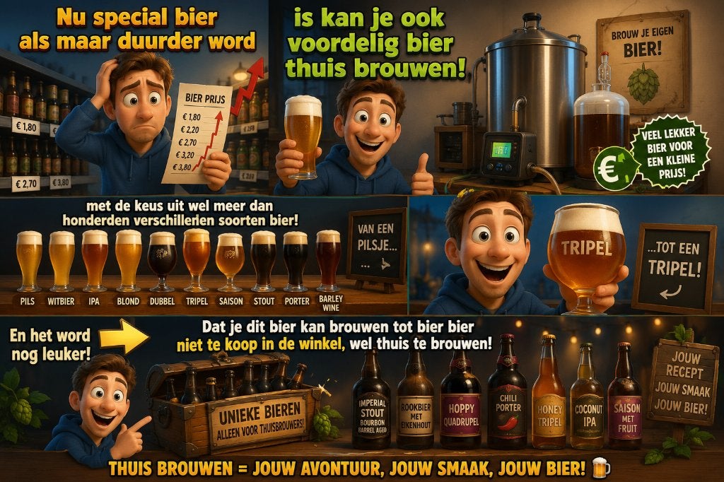 Workshop Thuis Bierbrouwen: Leer, Proef, Brouw!, Ophalen of Verzenden, Nieuw