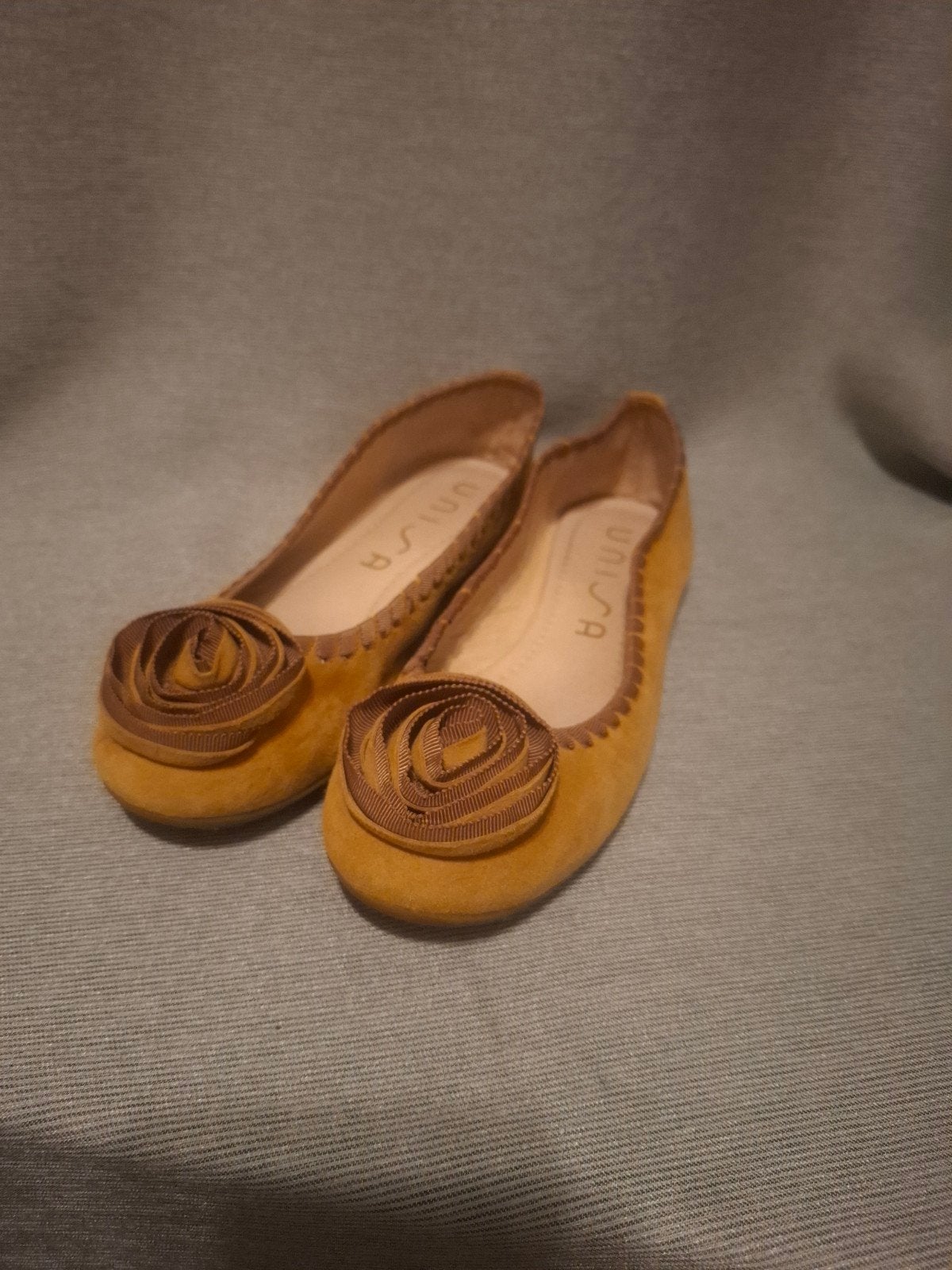Unisa suède ballerina's maat 38 - Nieuw, Bruin, Nieuw, Unisa, Ballerina's