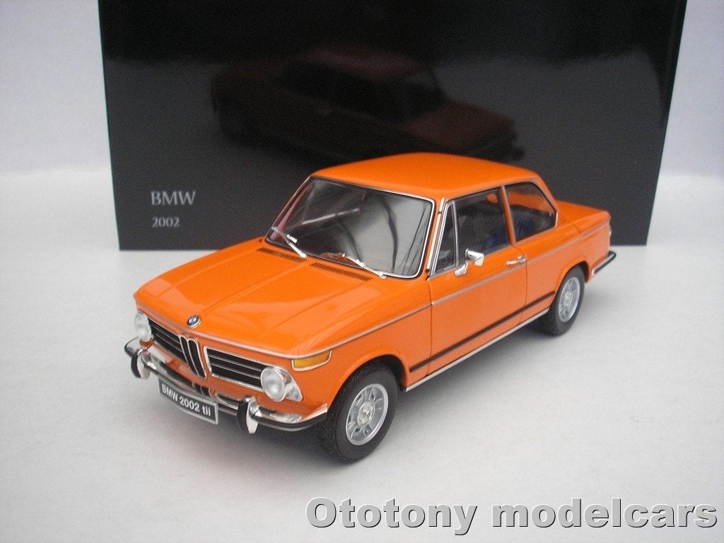 Bmw 2002 tii 1972 Oranje 1/18 Kyosho, Hobby en Vrije tijd, Ophalen of Verzenden, Nieuw, Auto, Kyosho