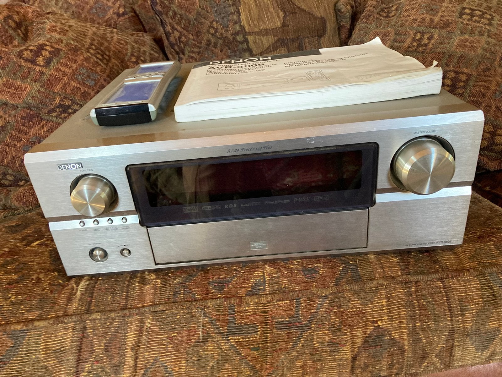 Denon Dolby surround versterker, Ophalen of Verzenden, 120 watt of meer, Denon
