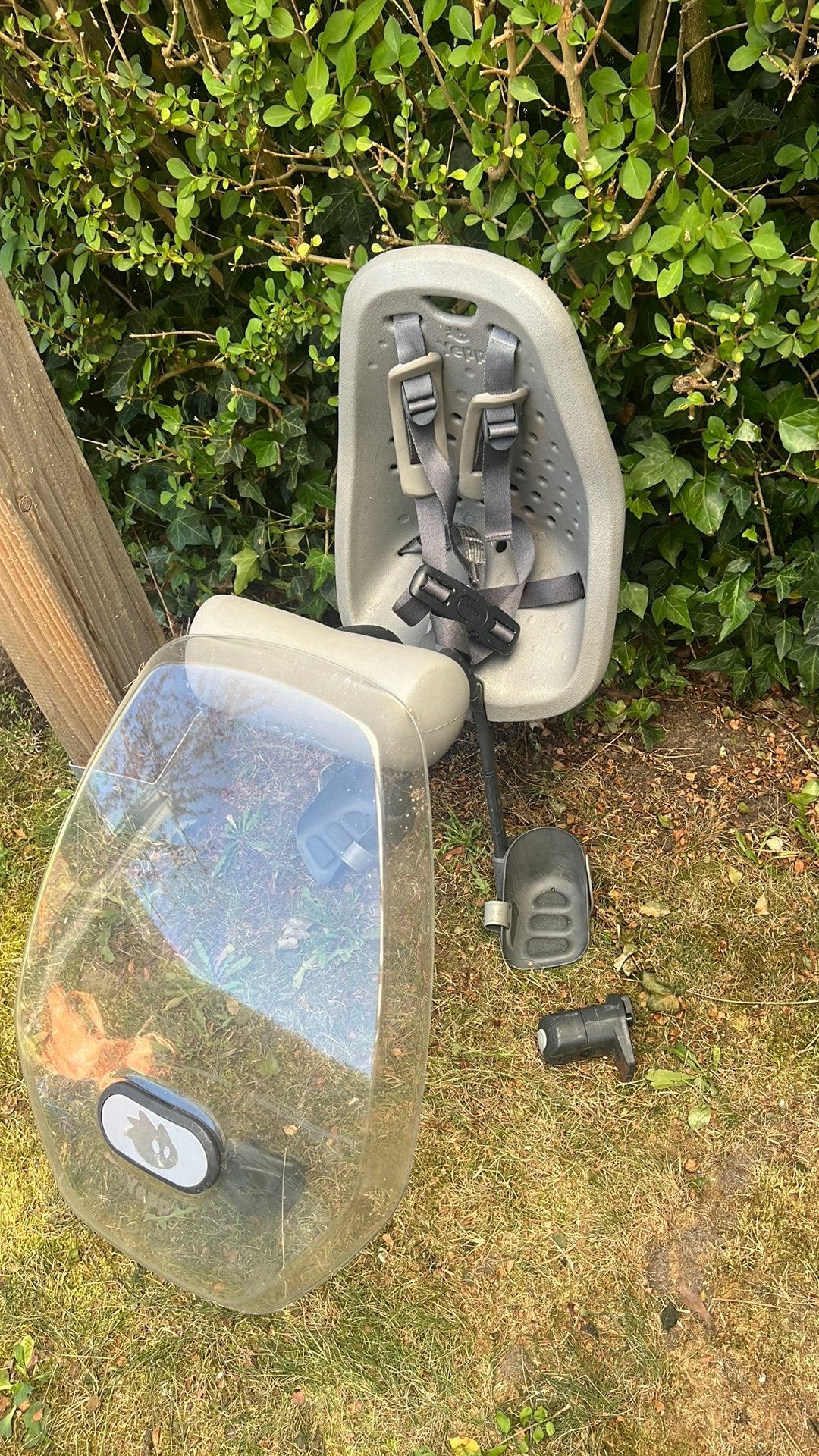 Yepp voorzitje, slaaprol, windscherm, Fietsen en Brommers, Fietsaccessoires | Fietsstoeltjes, Ophalen, Voetsteuntjes, 0 t/m 18 kg