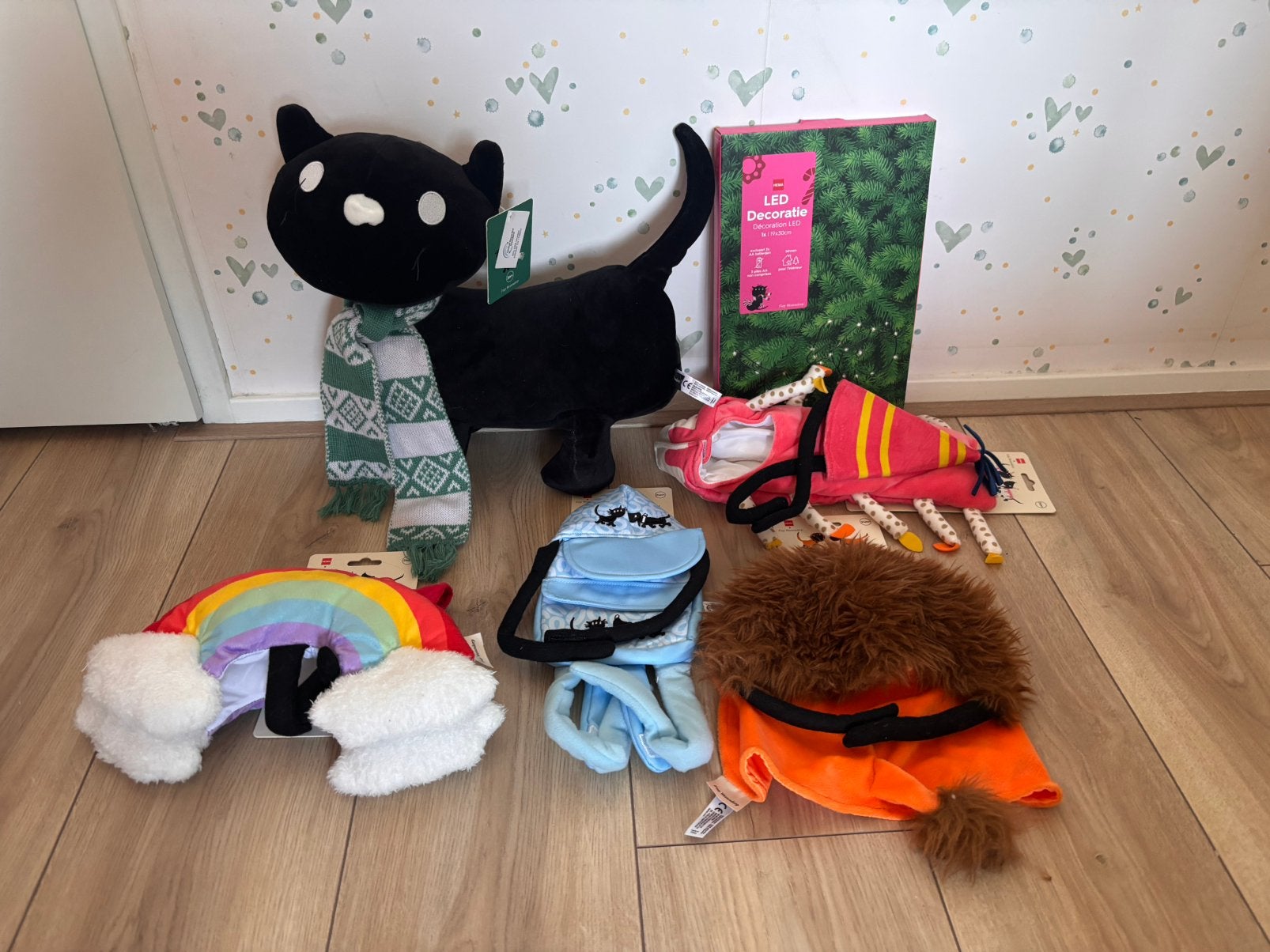 4 verkleedsetjes, siepie knuffel en takkie lampje, Ophalen of Verzenden, Nieuw, Overige typen, Hema