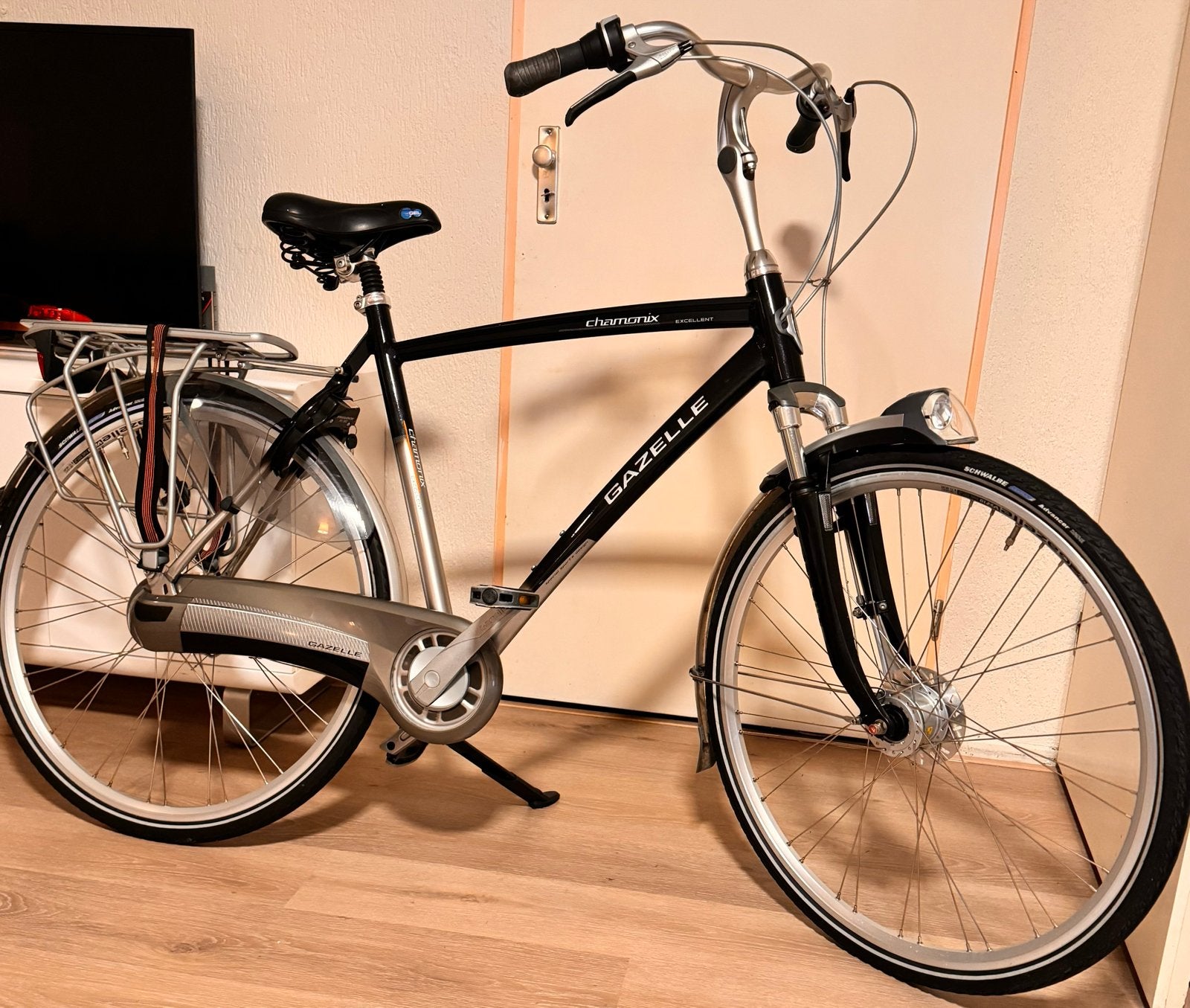Gazelle fiets, Ophalen, Velgrem, Versnellingen, 56 cm of meer