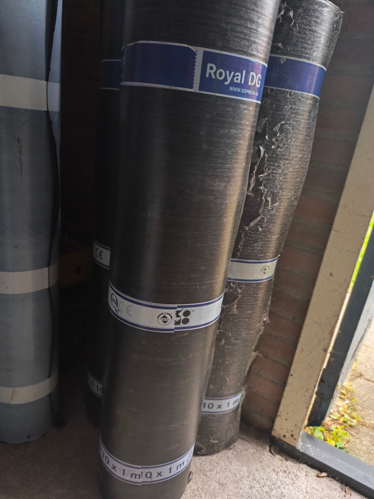4 rollen Royal DG AAP 10 meter, Ophalen, Overige materialen, Zwart, Nieuw