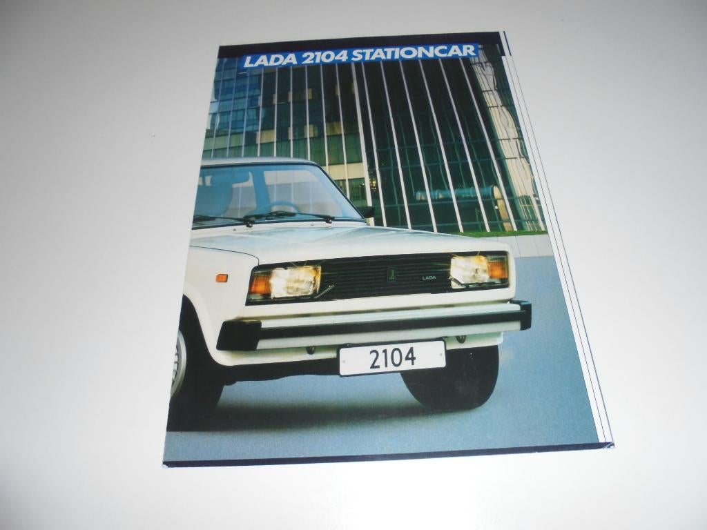 brochure Lada 2104 Stationcar, Ophalen of Verzenden, Zo goed als nieuw, Overige merken