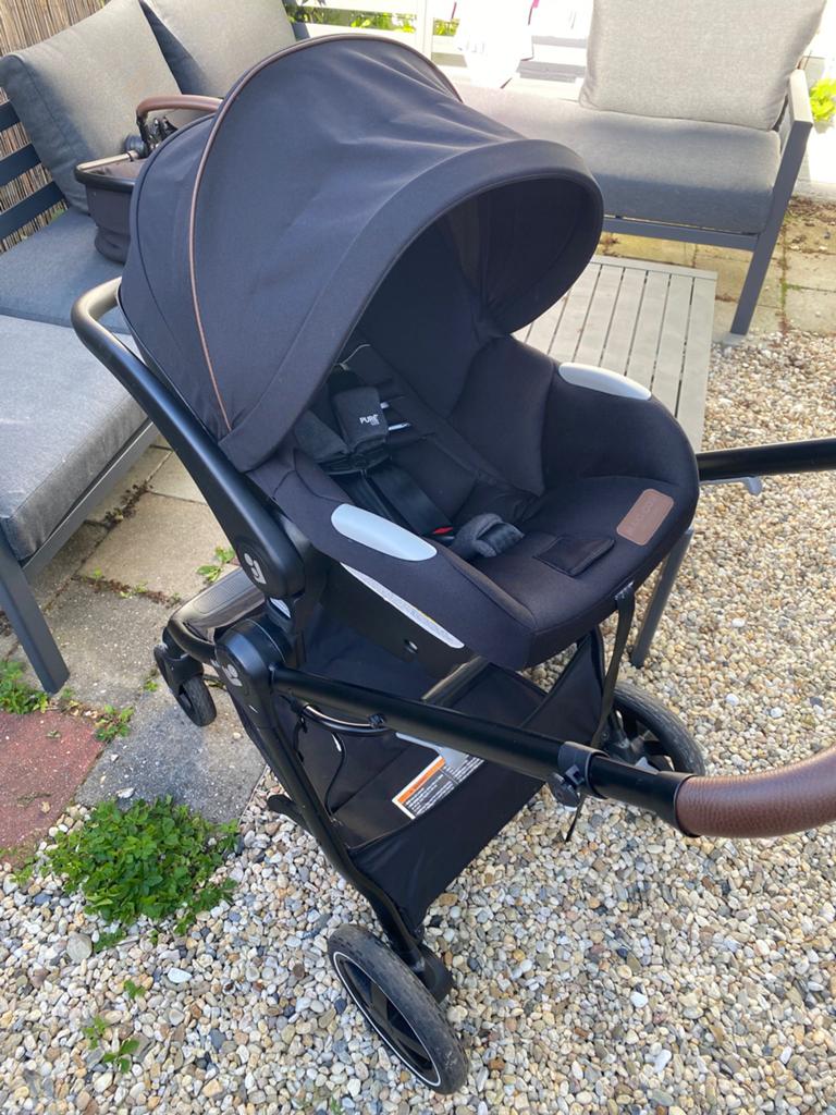 Maxi-Cosi Zelia luxe 5 in 1 kinderwagen en autostoel, Ophalen, Gebruikt, Combiwagen, Verstelbare duwstang