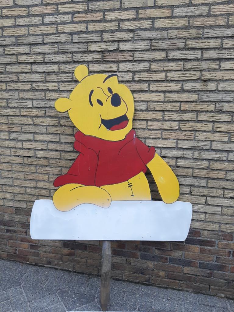 Geboortebord Winnie the Pooh, Ophalen, Gebruikt, Geboortebord