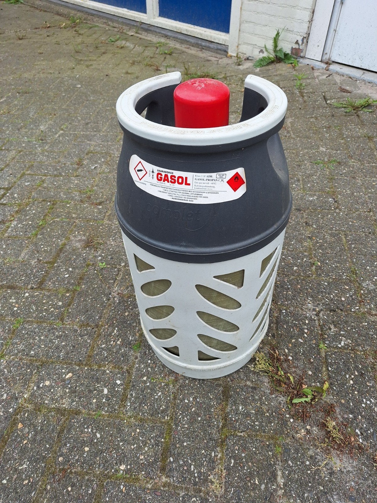 Lichtgewicht gasfles (halfvol) LEES DE GEHELE TEKST, Ophalen