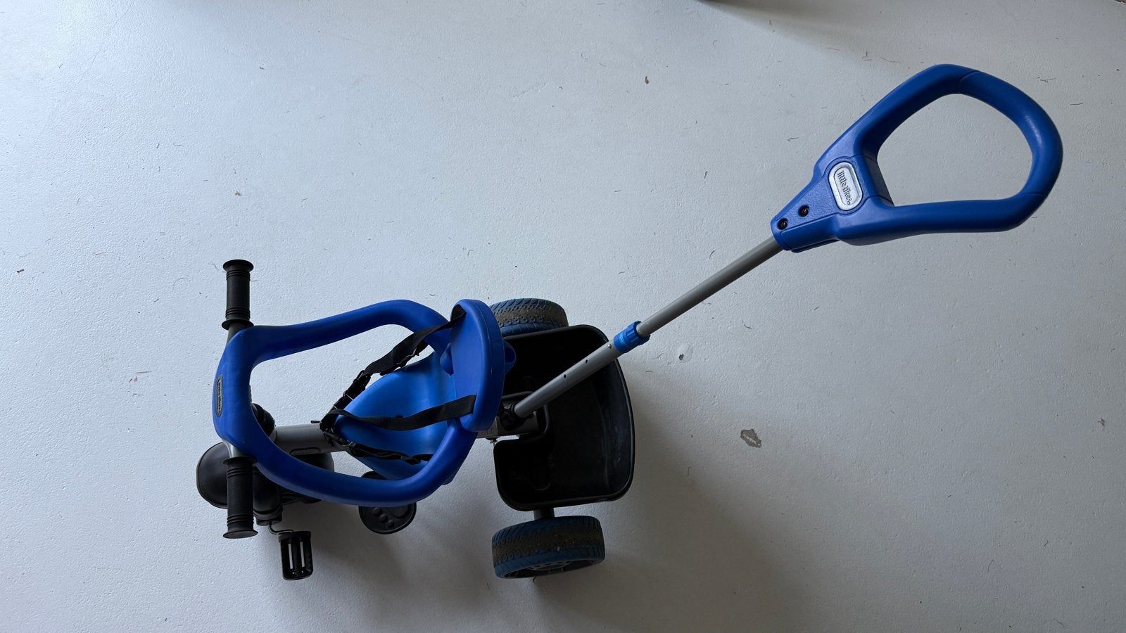 Little Tikes driewieler met duwstang, Ophalen, Gebruikt, Duwstang