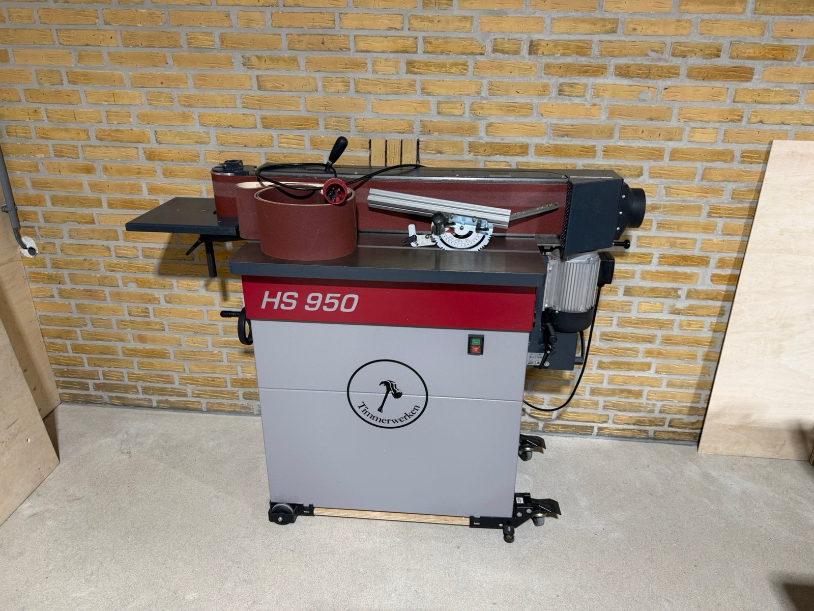 Bandschuurmachine hammer 950, Ophalen, Zo goed als nieuw, 1200 watt of meer, Bandschuurmachine