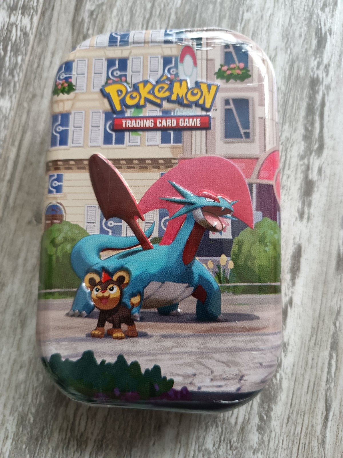 Pokémon TCG: Lumin-City Mini Tin (Salamence & Chimchar), Ophalen of Verzenden, Nieuw, Booster