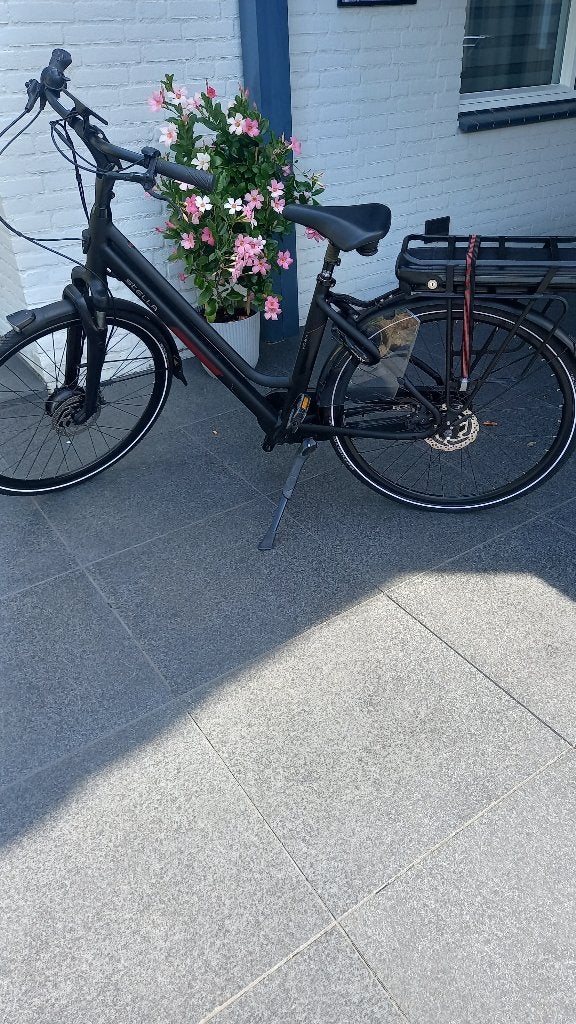 elektrische dames fiets, 47 tot 50 cm, Versnellingen, Zo goed als nieuw, Schijfrem