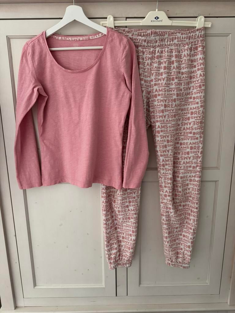 Roze dames pyjama Hema maat S, Ophalen of Verzenden, Zo goed als nieuw, Maat 36 (S)