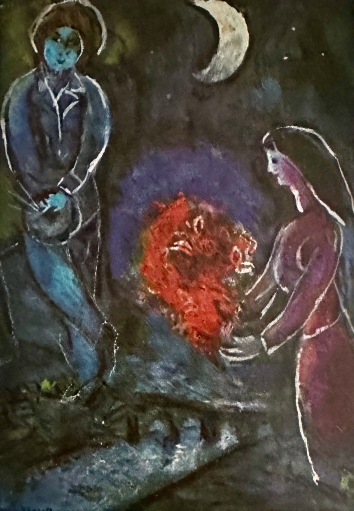 00528  MARC CHAGALL ~ de manen van Chagall (3), Verzenden, 1980 tot heden, Ongelopen, Overige thema's