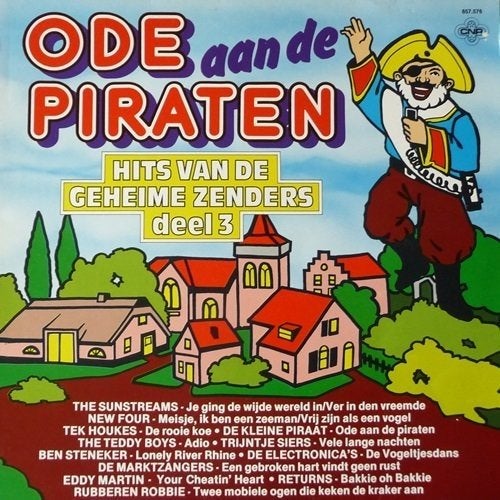 L.P. Nederlands : ODE aan de PIRATEN deel 3. (CNR), Gebruikt, Complilatie, Ophalen of Verzenden, 12 inch
