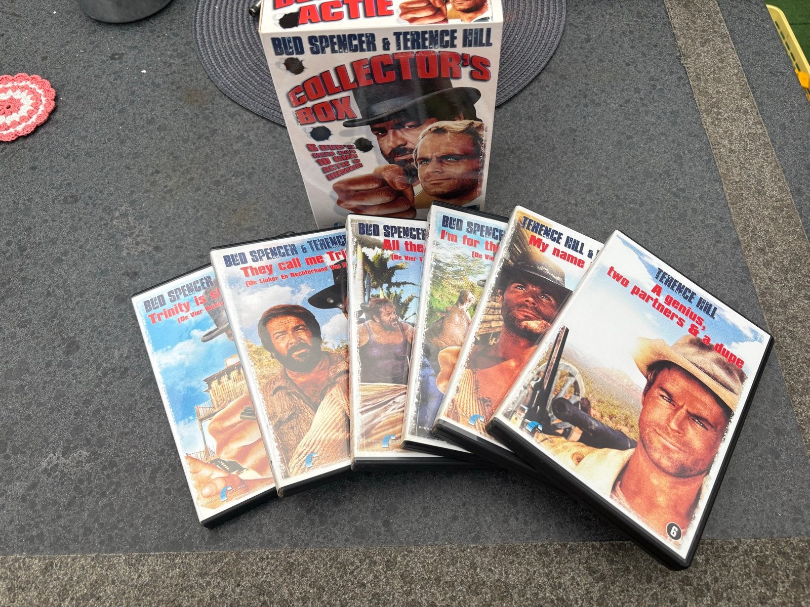 Bud Spencer & Terence Hill Collector's Box - 6 DVD's, Cd's en Dvd's, Ophalen, Engels, Alle leeftijden, Nederlands