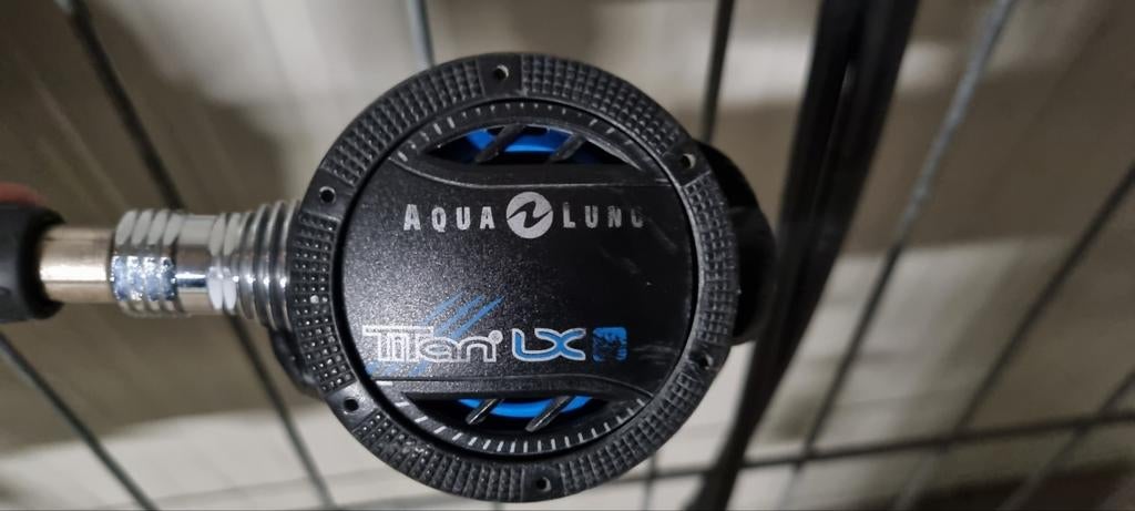 Aqualung Titan LX ademautomaat, Ophalen, Gebruikt