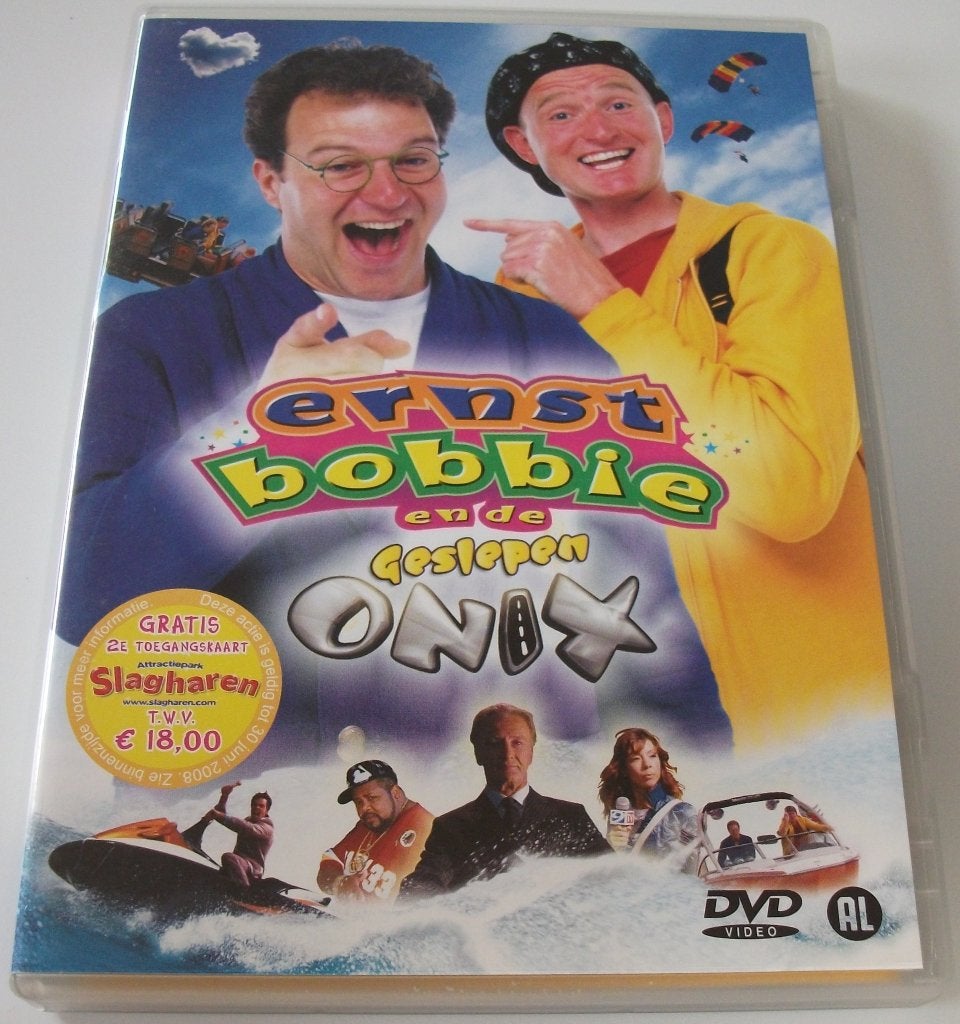 Dvd *** ERNST & BOBBIE *** En de geslepen Onix, Avontuur, Alle leeftijden, Zo goed als nieuw, Film