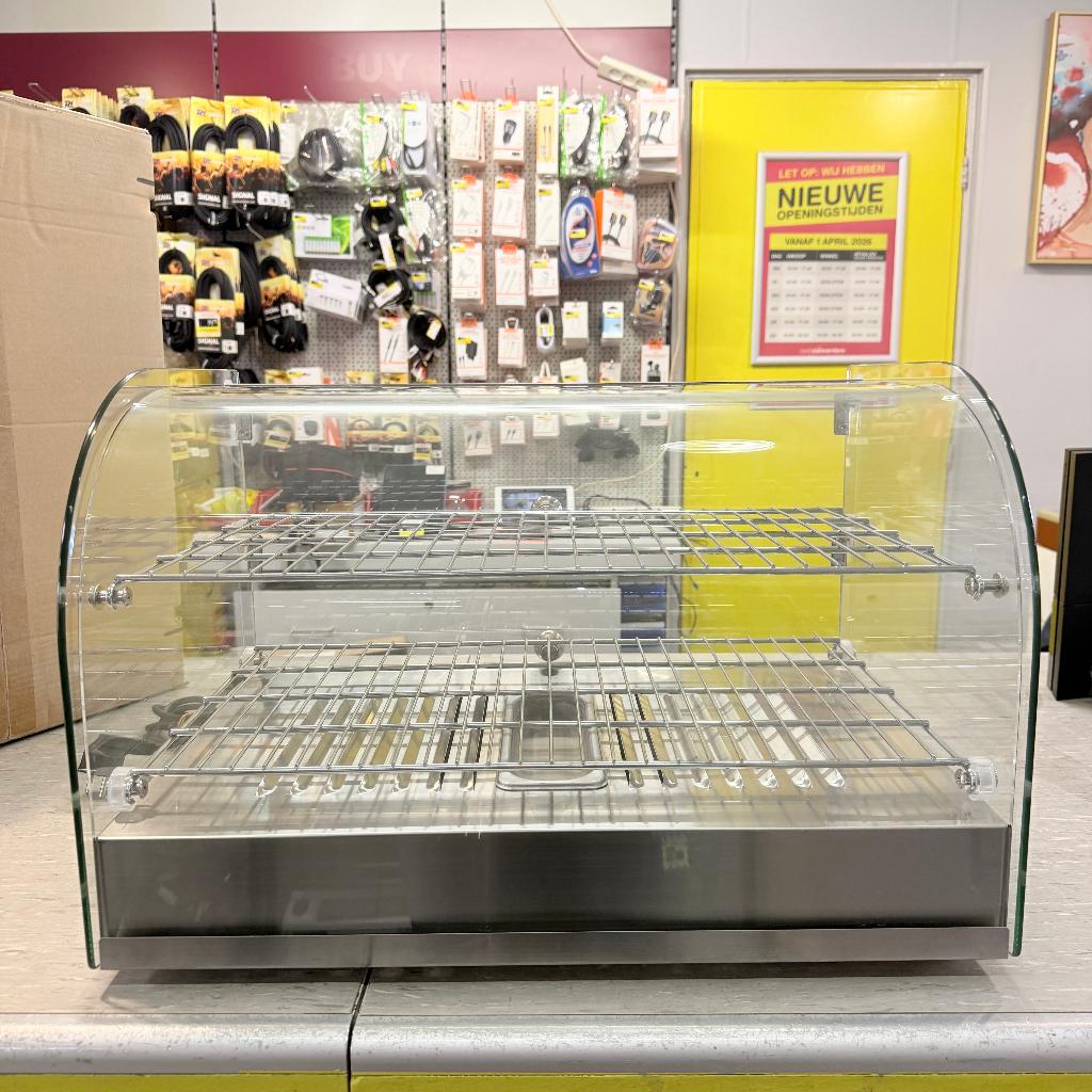 Buffalo Warmhoudvitrine 45L CK916 | 30-90graden | 800watt, Ophalen, Gebruikt, Ovens, Magnetrons en Steamers