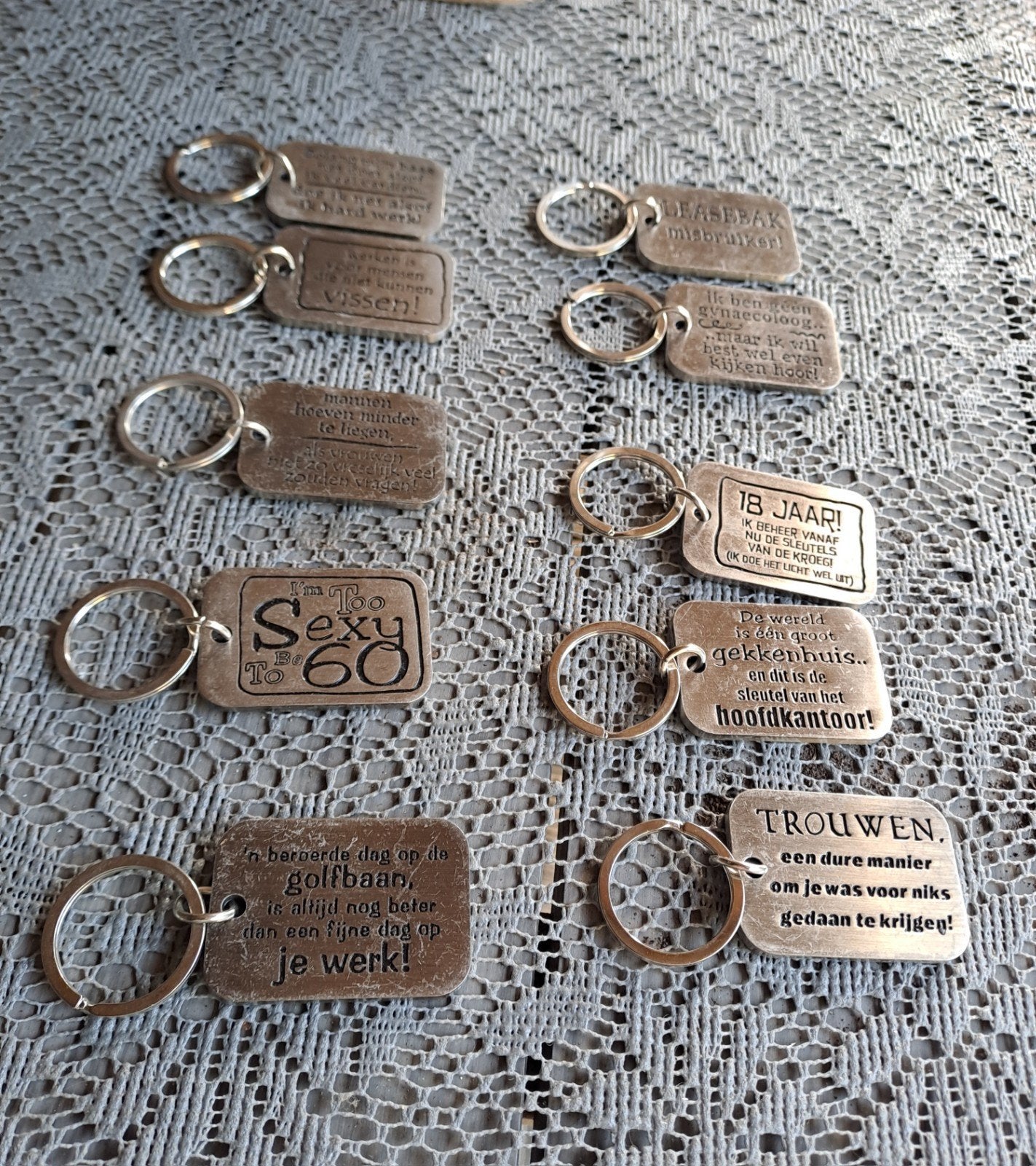 markthandel paperdreams rvs sleutelhangers, Ophalen, Nieuw
