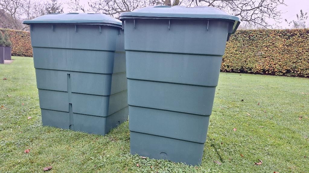 Regenton Nog slechts 2 stuks voorradig, Tuin en Terras, Regentonnen, Ophalen, Kunststof, Met kraantje, 150 liter of meer