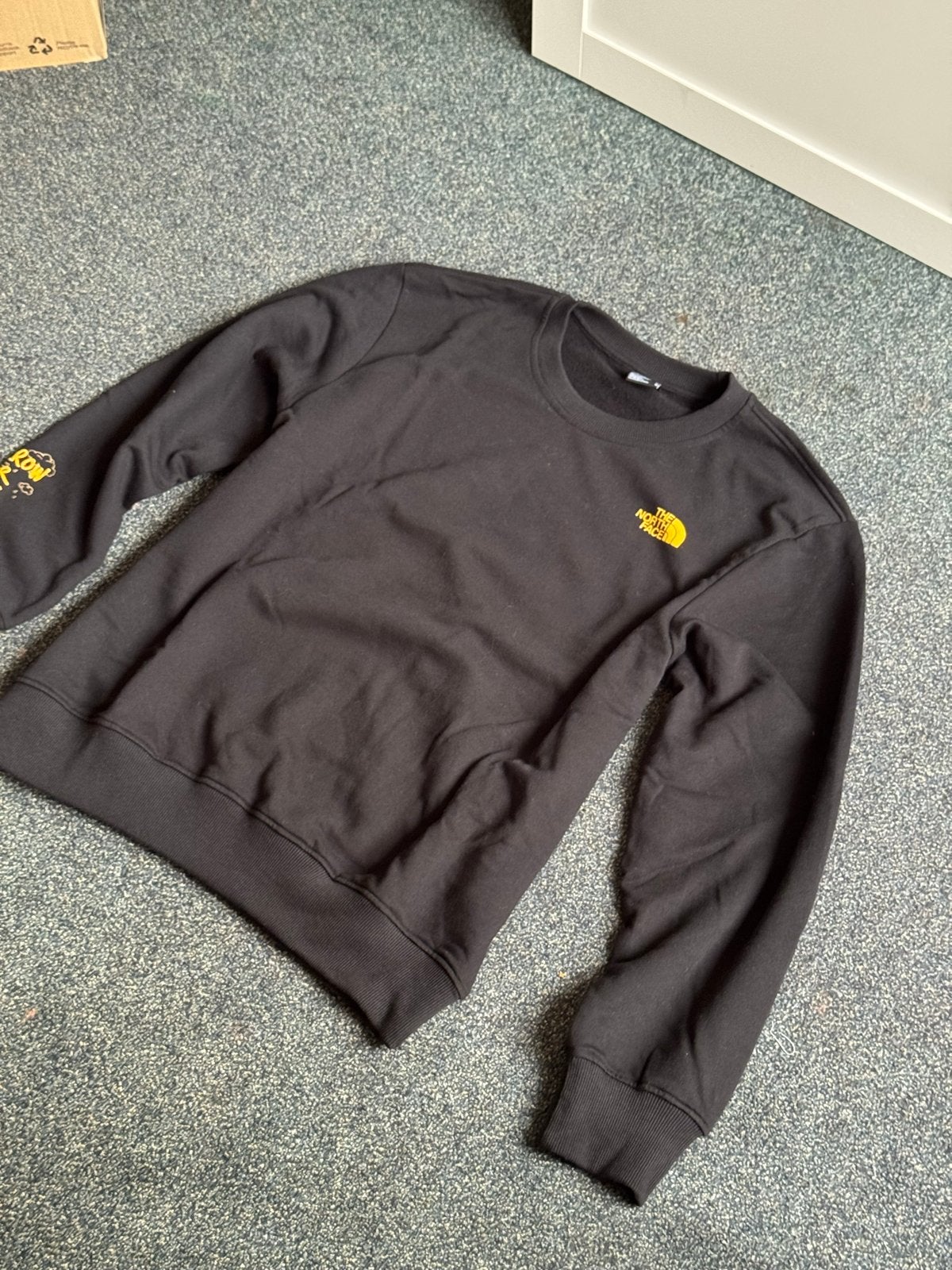 The North Face sweater zwart met print, Kleding | Heren, Ophalen of Verzenden, Nieuw, Maat 48/50 (M), Zwart